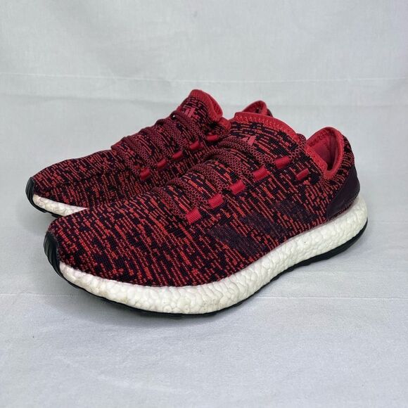 Adidas PureBoost Red men’s shoes, men size 10 - Picture 2 of 6